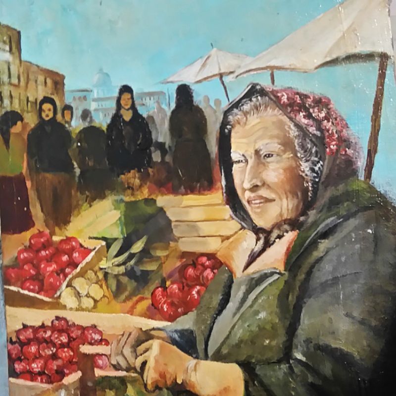 Anziana al mercato di Maiani Alessandro