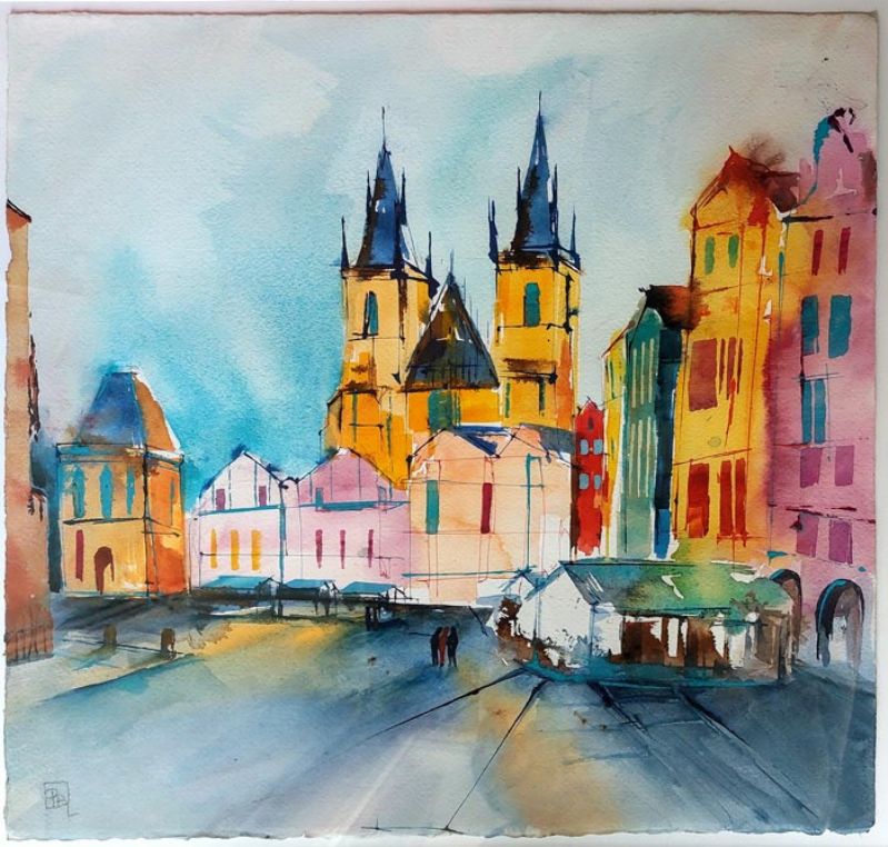 Praga città vecchia di Bertoli Patrizia
