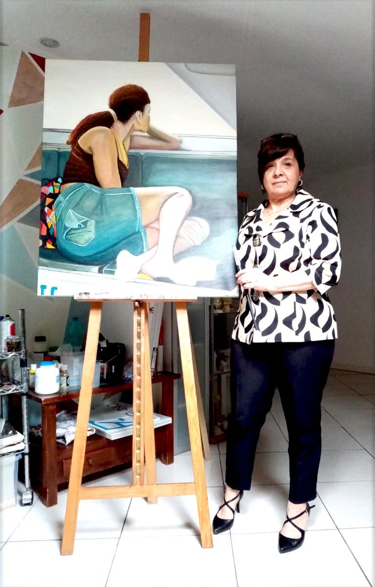 L'artista CLAUDIA ANTONELLI