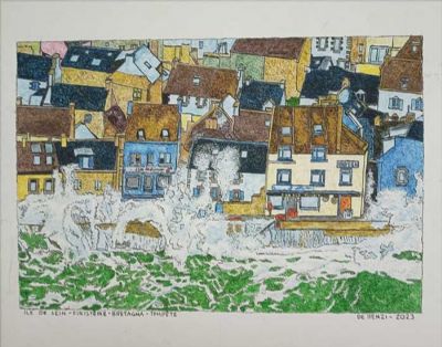 île de Sein - Finistere - Bretagne - tempête