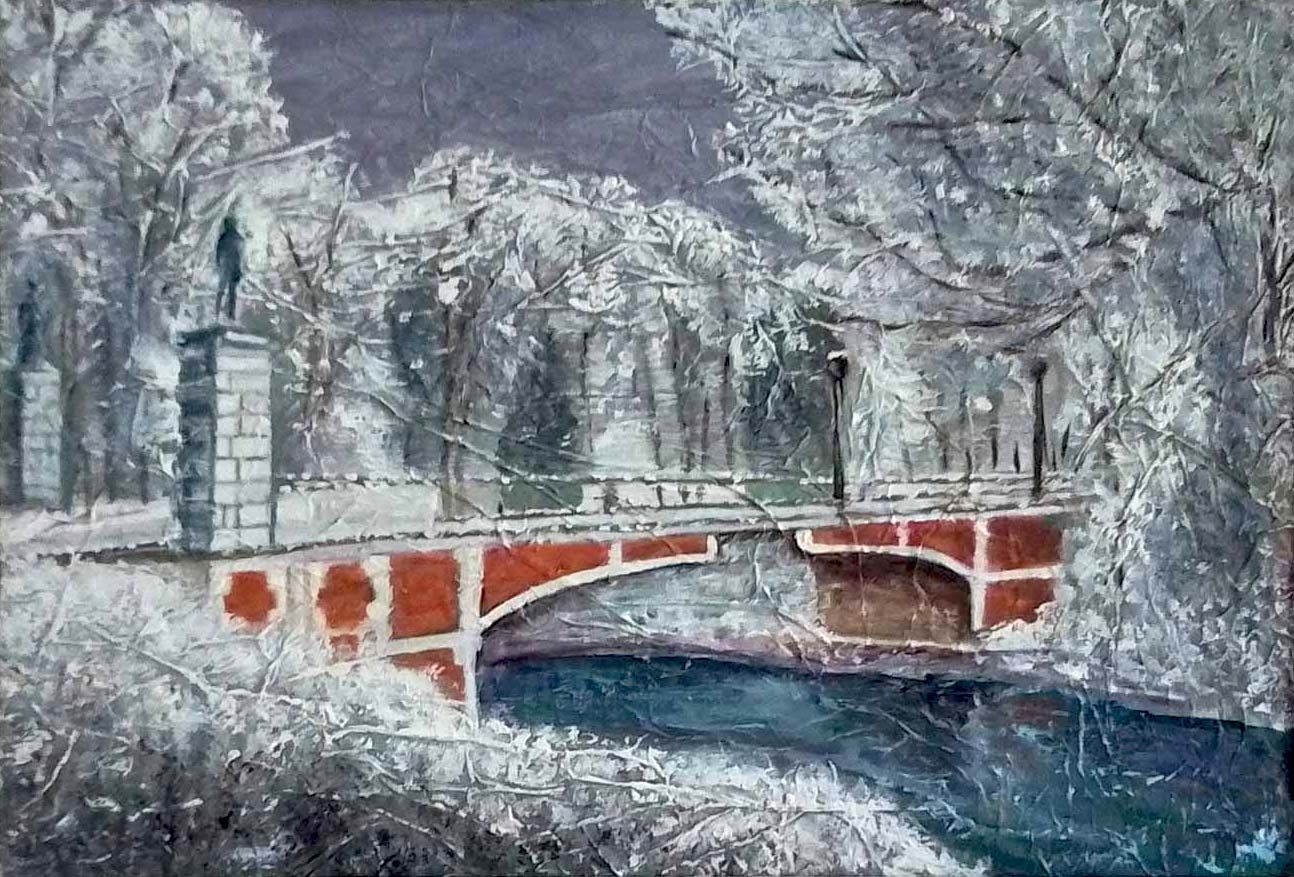 Inverno sul ponte di Adamo ed Eva