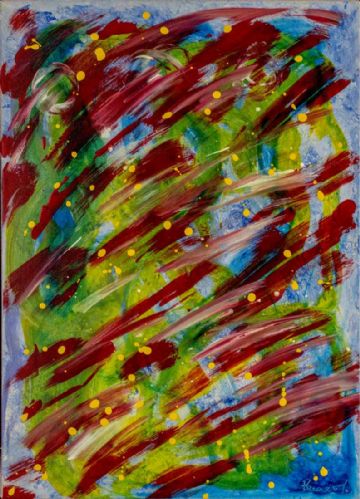 L'uomo verde attraverso il fuoco