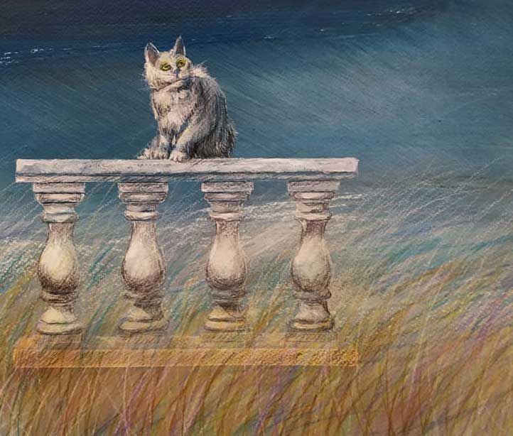 Le chat blanc