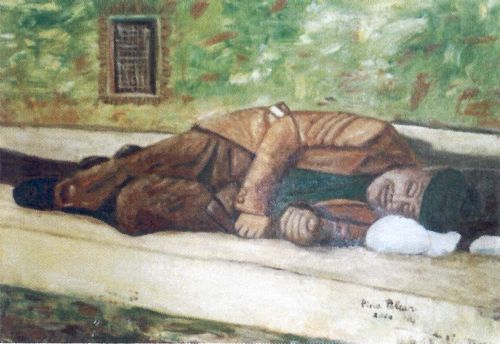 Vecchio sulla panchina   