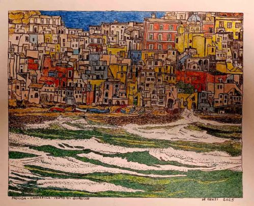 Vento di Scirocco. Procida-Corricella.