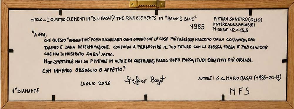 I quattro elementi in blu